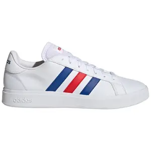 adidas Grand Court TD Cloud White Royal Blue Vivid Red (men) by StockX