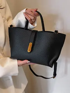 Versatile PU Material Handbag for Women, Ideal for Casual Daily Use, Business, Commuting, Dating, Shoulder Bag Crossbody, Pu Tote Satchel, Versatile Shoulder Bags, Trendy Commuting Bag