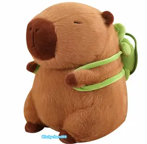 Summer Capybara Plush Toy - Cute Simulation Stuffed Animal for Home Sofa & Bed DecorationSummer Capybara Plush Toy, Cute Simulation Capybara Stuffed Toy, Soft Animals Decoration Toy for Home Sofa & Bed, Pets Plush Toys, Bedroom Decor tiktokshopspringglowu