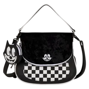 Loungefly Universal Felix the Cat Crossbody Bag with Lenticular Coin Bag