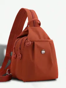 Waterproof Nylon Multi-Pocket Crossbody Bag, Large Capacity Casual Sling Bag Lightweight Multi-Zipper Shoulder Bag, Water Resistant Everyday Purse For Women Viral Multi-Pocket Crossbody Bag,  Travel & Work Sling Bag outdoorfun