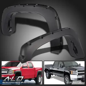 4pcs Pocket Rivet Bolt On Fender Flares Fit For 99-06 Chevy Silverado GMC Sierra