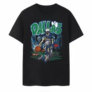 Dallas Basketball Tee - Unisex Vintage Style, Sports Fan Apparel, Game Day T-Shirt, Dallas Mavs Merchandise