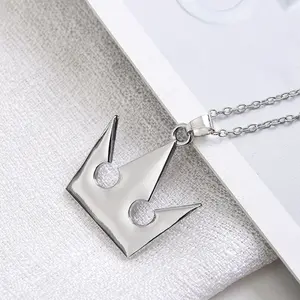 Kingdom Crown Necklace Letter Metal Pendant Game Surroundings
