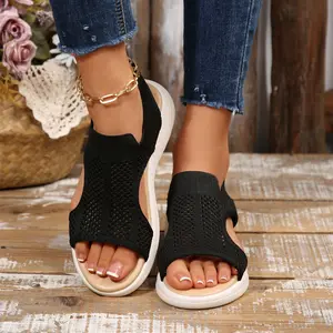 Womens Comfortable Sandals Comfort Slip-On Sport Summer Beach Casual Open-Toe Walking