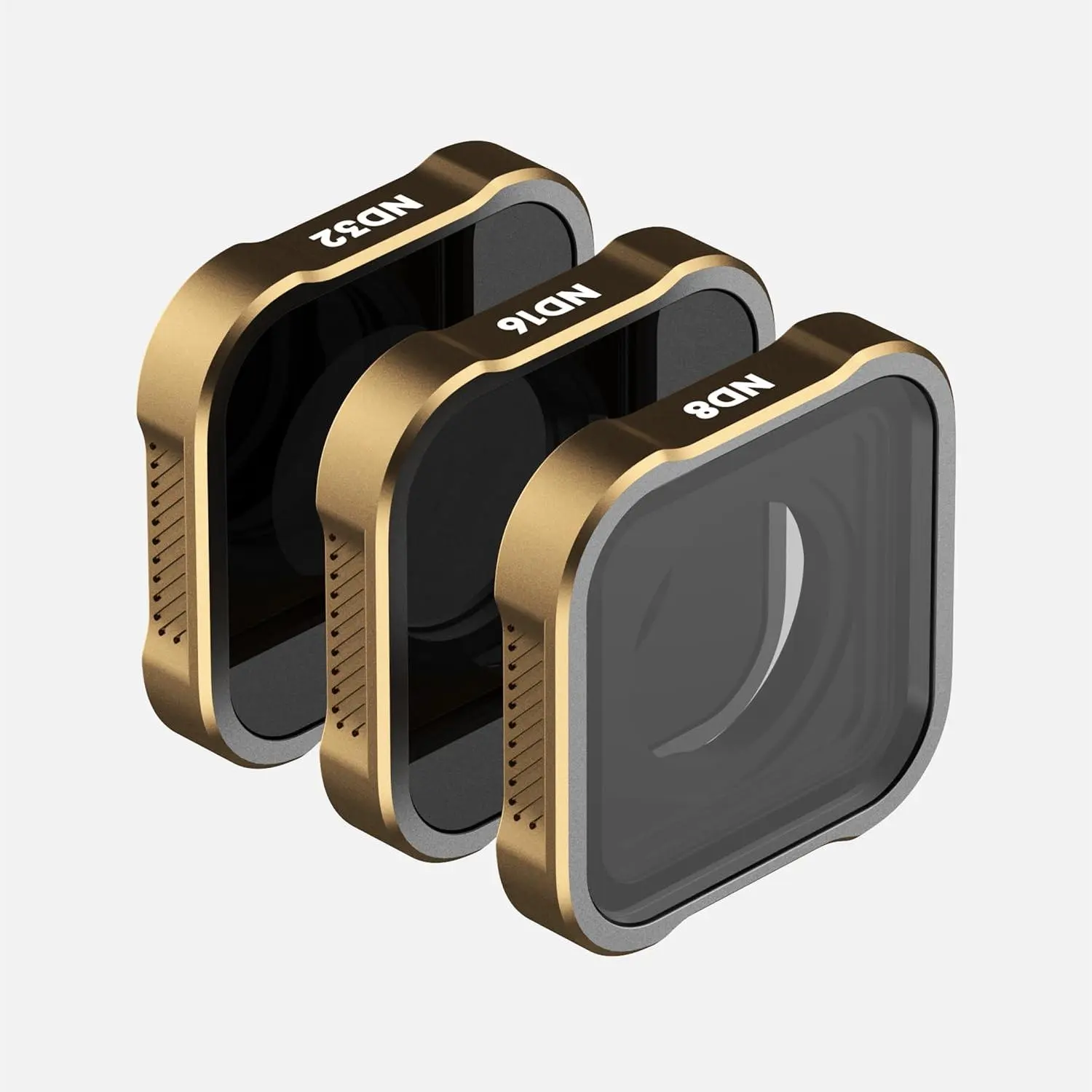 Filters for GoPro Hero 9, 10, 11 & 12-3-Pack Filter Kit - ND8, ND16, ND32 - Neutral Density Filters - Ideal for Mid-Day or Bright Environments