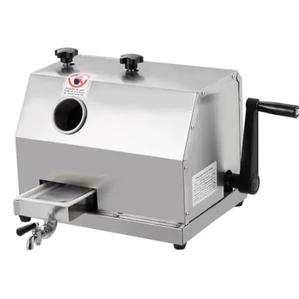 Gaomon Commercial Stainless Steel Sugar Cane Juicing Machine, Equipped with Tap, Includes Waste Tray