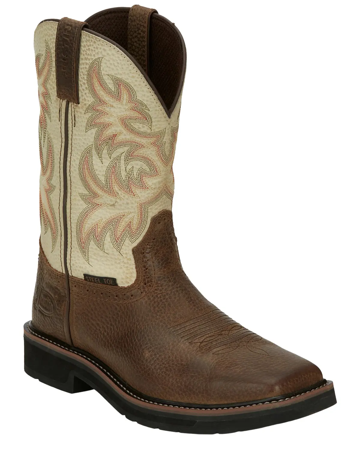 Justin Men's Men'S Driller Western Work Boot Steel Toe - Se4684