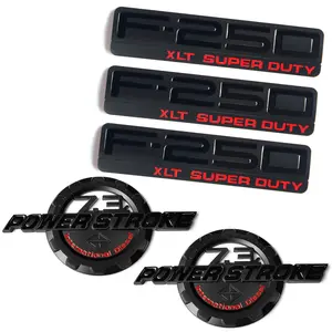 5 Emblem Badge Set for 1999–2003 F-250 7.3L Power Stroke International