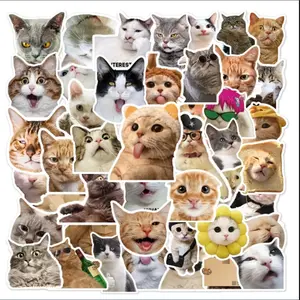 [Random 5pcs Cute Cat Dog  Stickers