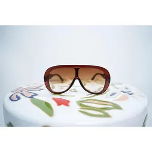 Eclipse Sunglasses Exclusive Edition Fashion Oversized Hard Shell Frame UV Protected Tint Quality PA Signature Label Black Tint Lens Frame Unisex durable eyewear cute  glasses  frames eyewear  game  changer Leopard Ombre Pattern Eyeglasses