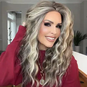 IMstyle Palmer Old Money Coloring Water Wave Glueless 13*4 Lace Front Wigs Heat Friendly Synthetic Wig for Women Daily Wear