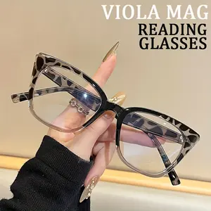 Super sized cat eye computer gaming glasses, anti glare for women's blue light blocking glasses, Reading eyeglasses for women and men, suitable for reading books, mobile phones, office work, and gift giving as the best choice