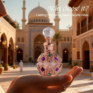 Dubai Women's Perfume Oil Scent, Long-Lasting Fragrance Essence, Arabian Fragrance, 15ML True Self Aroma, Middle Eastern Arabic Luxury Spray