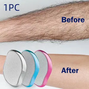 Crystal Hair Removal Tool Unisex Pain-Free ExfoliatorReusable Waterproof, Blue Gold Silver Colors,Designedfor use on smooth skin on the back, arms, and legs.|Foruse in shaving, Ideal Mother's Day Gift, Christmas gift