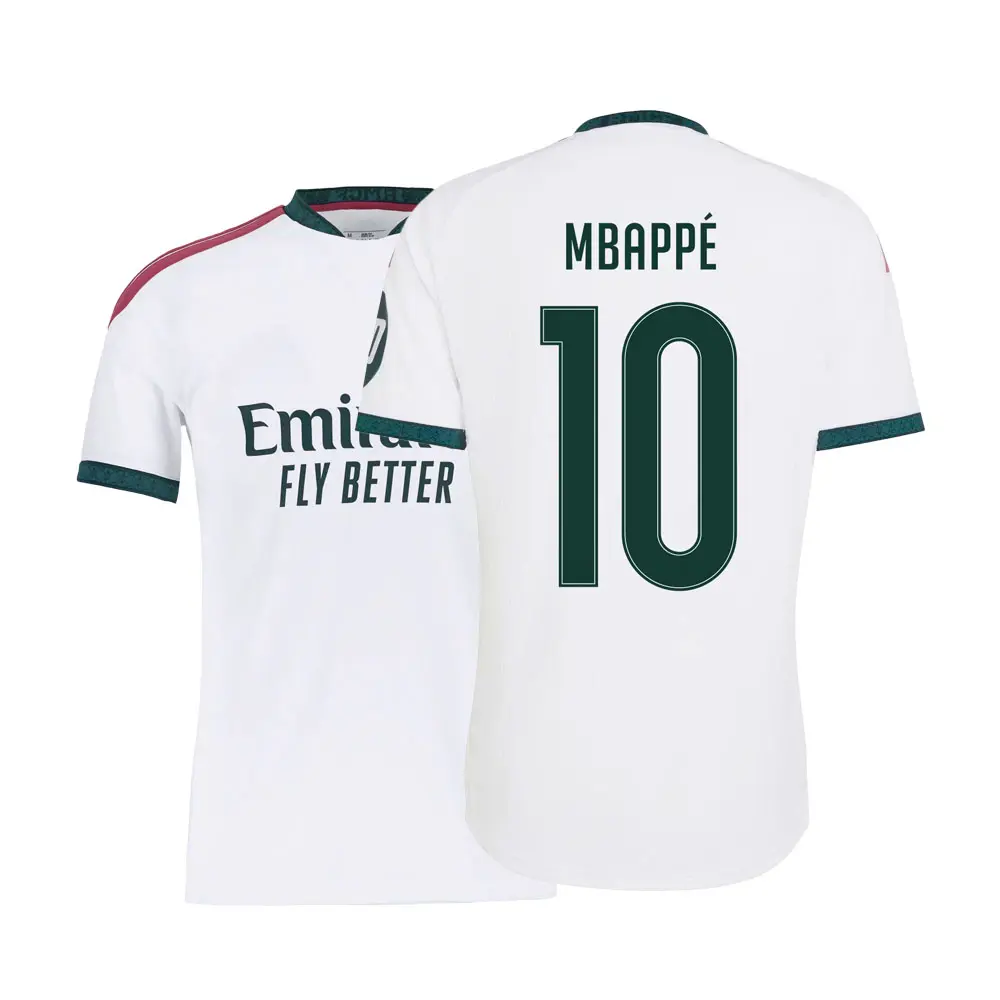 5# Bellingham 26 27 Home 7# Vini JR White Short Sleeve 10# Mbappe Soccer Jersey 8# Valverde 15# Arda Güler 11# Rodryao Jersey