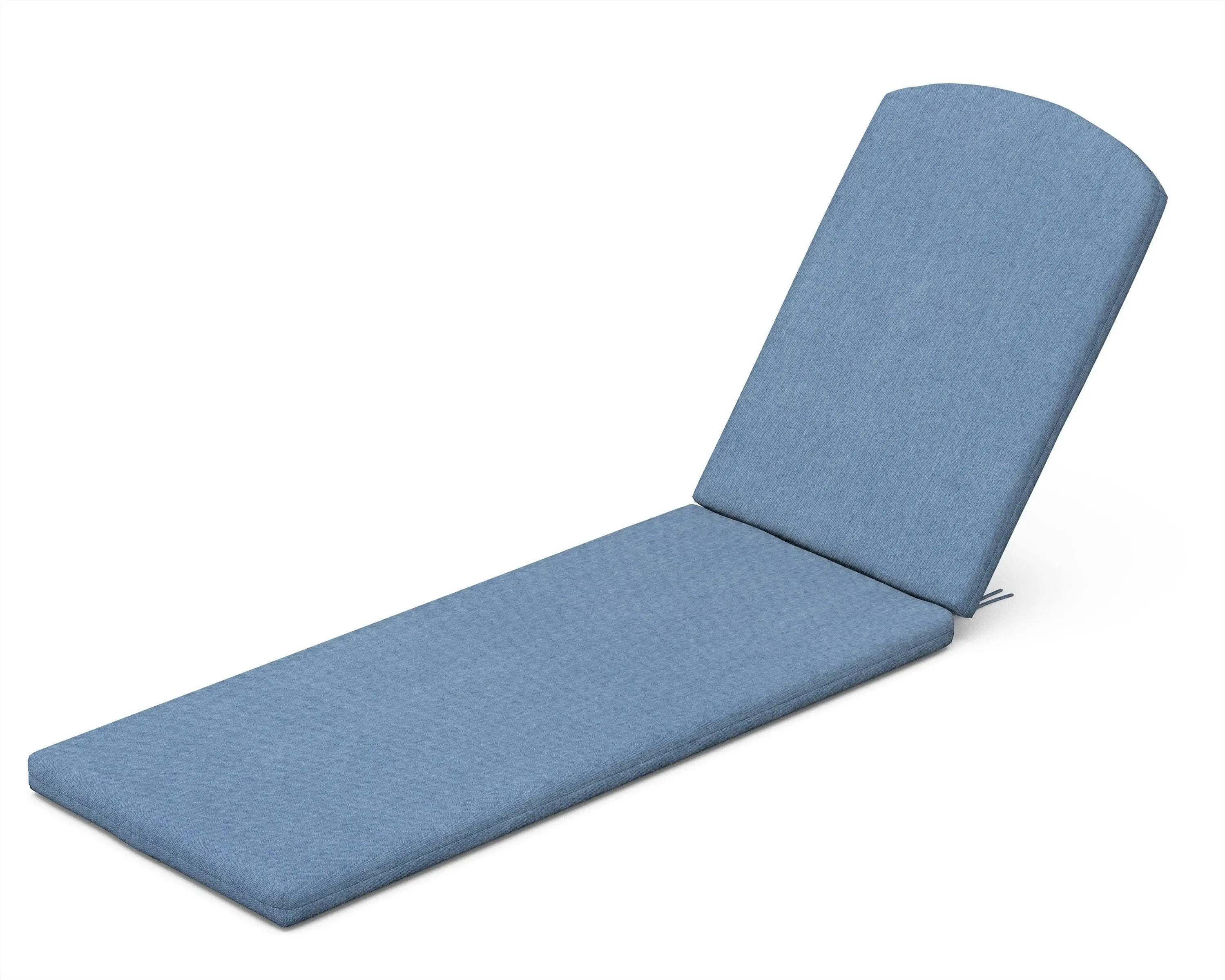 POLYWOOD Nautical Chaise Cushion in Sky Blue