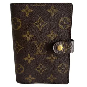 Pre-owned Louis Vuitton canvas Small Leather Goods Agenda PM monogram 288