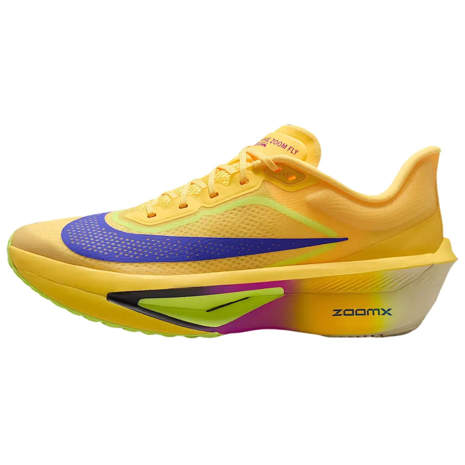 NIKE Men's Zoom Fly 6 'Citron Pulse' Athletic Running Sneaker for Sports Activities