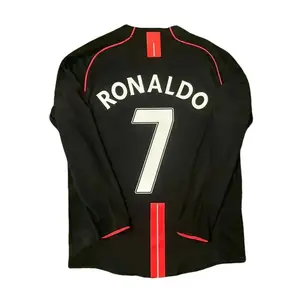 Retro Black Long Sleeve Jersey 2007-08 R#7