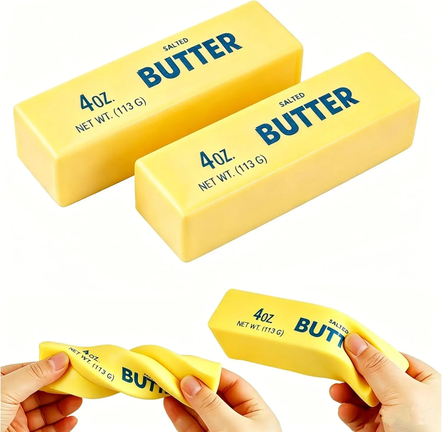 Auction Butter Stick Squishy Squeeze Toy Soft Slow Rise Cute Novelty Toy 1PC