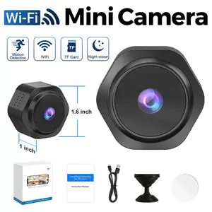 [Flycloud F0] Portable Mini Magnetic Security Camera 2.4GHz WiFi Battery Powered 1080P HD Night Vision Motion Detection Smart Alert APP Remote View Cloud & SD Card AP Hotspot No Network Compact Small Design For Home Office Car Warehouse