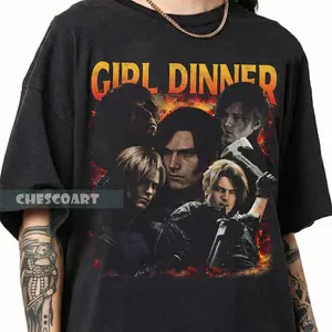 Leon Kennedy Shirt, Resident Evil Requiem Vintage Tee, RE9 Requiem Unisex Gift