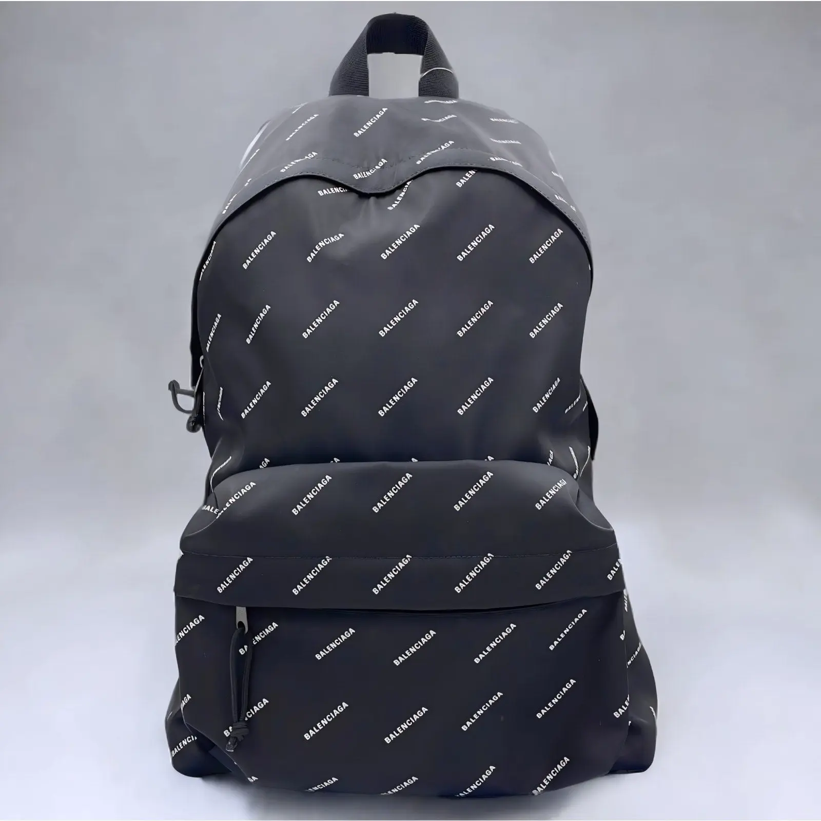 Pre-owned Balenciaga Nylon Backpacks M278 Logo Print Backpack $1699