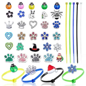 30 Poultry Charms Accessories and 60 Colorful Chicken Poultry Leg Bands Adjustable Chicken Identification Bands Plastic Cable Tie for Bird Duck Parrot Geese Turkey