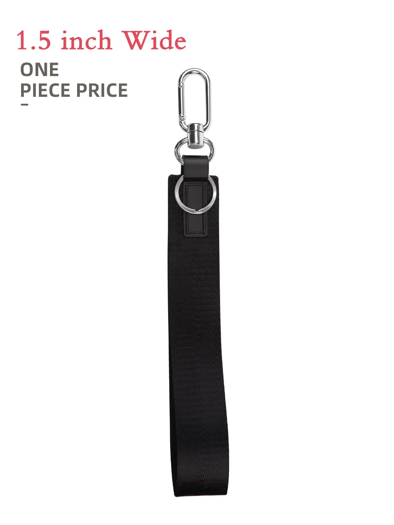 Wristlet Keychain for Women and Men Casual Key Chain Holder Wallet Holder ID Badge Holder Wrist Lanyard Strap for Keys Keychain Accessory Unisex 1inch/1.5inch Wide