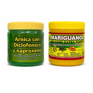 Viral Massage Dream Team - Arnica Ointment 120g (4.3 oz) + Mariguanol Ointment 125g (4.4 oz) With Real Botanicals - The Chill Bundle! Perfect for Gifting, Self-Care, Massage Moments and Your Daily Chill Ritual Herbal Comfort