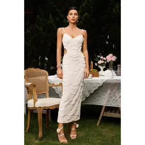 BellaBarnett Teresa Pearl Sequin Midi Dress