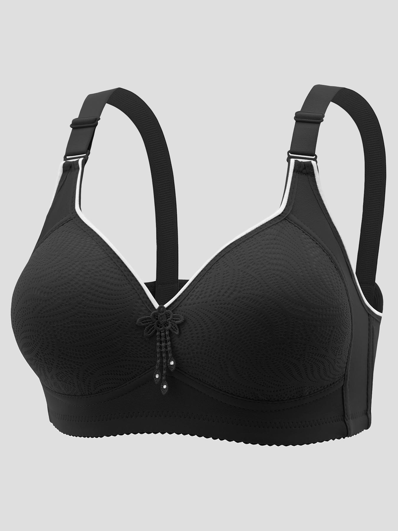 6PCS Women's Push Up Bra, Breathable Adjustable Strap Soft Comfortand Fit Adjustable Hook & Eye Lingerie Top for Daily Wear, Lingerie for All Seasons, Soft Fabric Bra