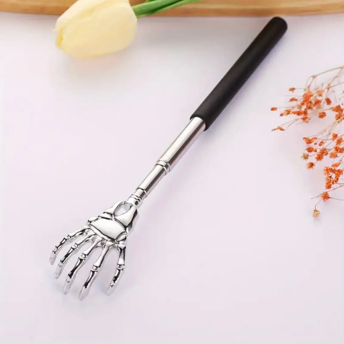 Skeleton Hand Telescoping Back Scratcher - Extendable for Ultimate Reach