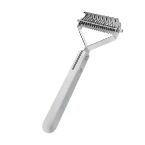 Pet Detangling Comb with Double-Sided Blades & Dual-Density Combing for Efficient Grooming
