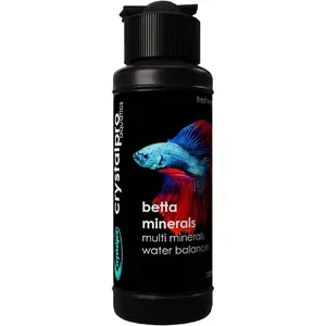 Betta Minerals for Betta Fish Health - Reduces Stress - Boosts Protective Coat - Aquarium Mineralizer (4.2 Oz (125ml))