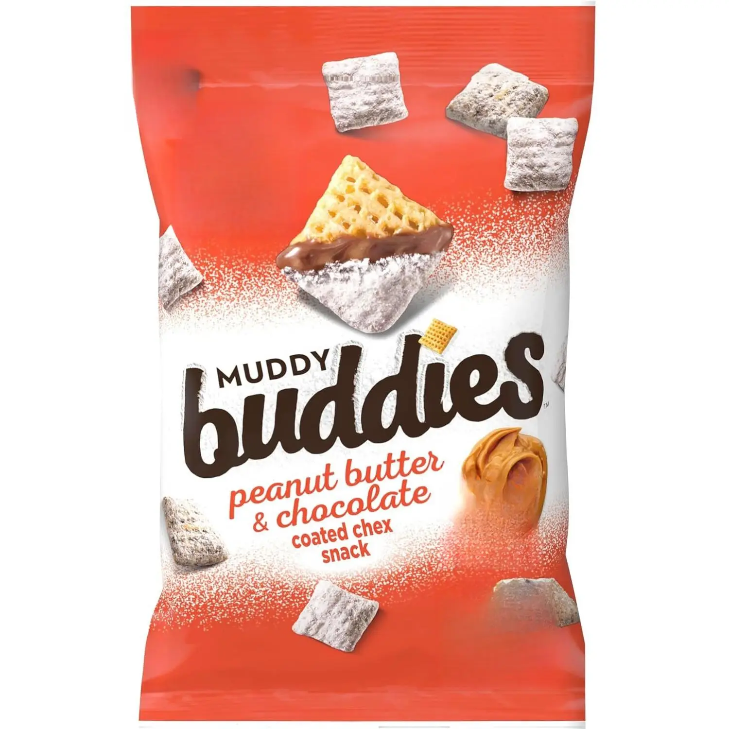 Chex Mix Muddy Buddies Peanut Butter and Chocolate Snack Mix, Snacks, 9 oz
