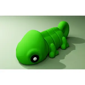 Flexi Pets Chameleon – The Wiggly, Colorful Fidget Friend! 🦎 Toys anxiety stress
