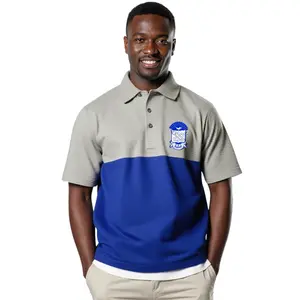 Phi Beta Sigma 2 Tone Embroidered Polo