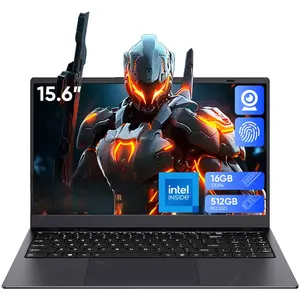 ‌2026 Flagship Business & Student Laptop: 15.6" FHD IPS, 16GB RAM 512GB SSD, 5000mAh Long Battery, Backlit Keys & Slim Design