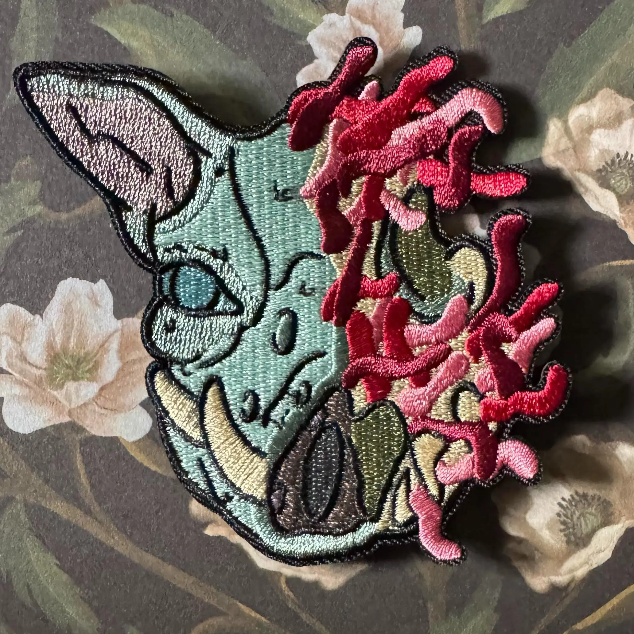 3.5" Cursed Boar God Mononoke Embroidered Iron on Patch