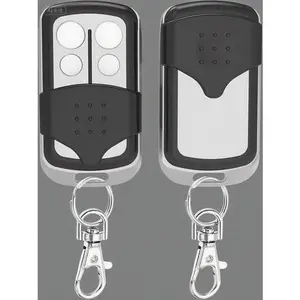4-Button Programmable Remote Keychain Universal Garage Door Opener Compatible with Liftmaster Chamberlain Craftsman Reusable Easy to Program Wireless Control Convenient Keychain Design