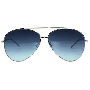 Amelia - Faded Blue Sunglasses with Clear Frame and Stylish Design