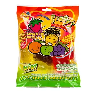 JU-C Jelly TikTok Candy 12.6oz 360g 9 Pieces X 40g Assorted Fruit Flavors Sweet Bonbon Treats