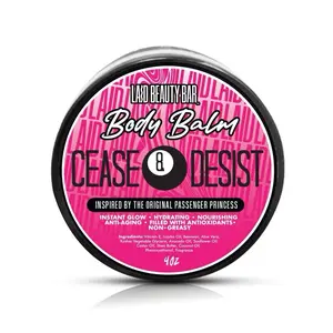 LAID Beauty Bar Body Balm Cease & Desist 4oz Instant Glow Hydrating Nourishing Anti-Aging Non-Greasy