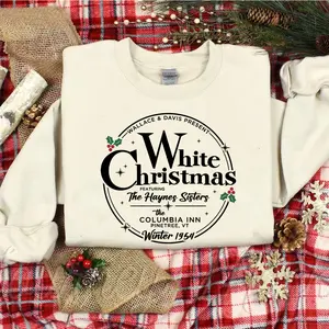 Vintage White Christmas Sweatshirt