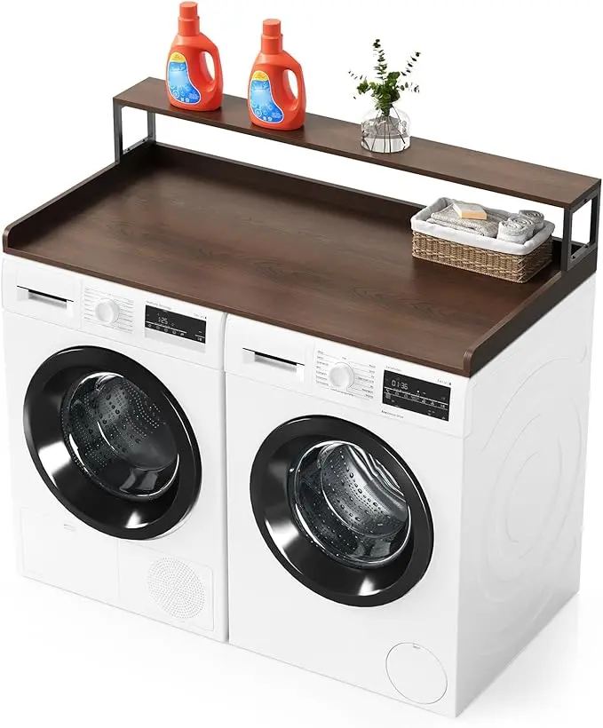 2-Tier Brown Wood