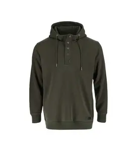 Thorogood Snap Neck Heavyweight Long Sleeve Hoodie