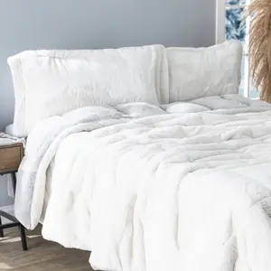 Whiteout Chunky Bunny - Coma Inducer Oversized Comforter - USA Filled - Frosted Chocolate