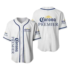 Corona Premier Baseball Jersey, Beer Jersey Collection